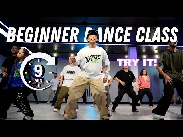 9 mins Beginners hiphop dance class warm up for you to follow along at home!