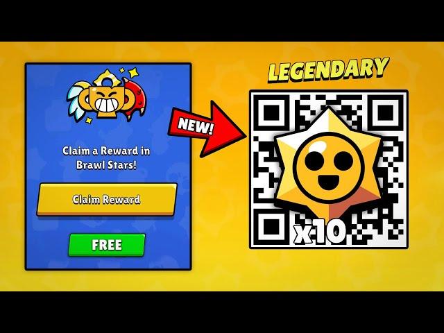 FREE LEGENDARY!  STARR DROP QR CODE | BRAWL STAR QR CODES 2024 | BRAWL STARS NEW UPDATE