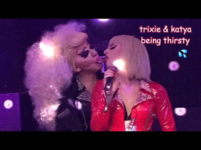 trixie & katya being thirsty for each other