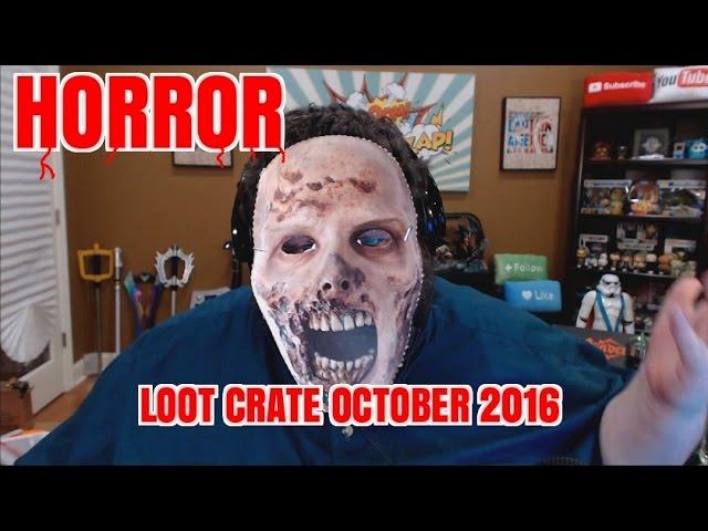 HORROR - LOOT CRATE DX UNBOXING OCTOBER 2016