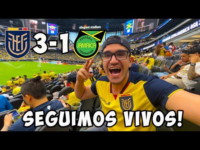 Así fue ver el partido de ECUADOR VS JAMAICA en vivo desde LAS VEGAS, ESTADOS UNIDOS