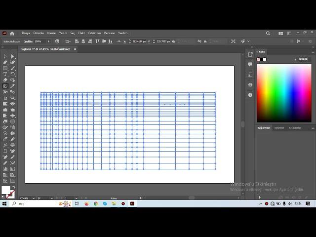 Adobe Illustrator Kafes Araclarındaki Değişimler Anlatımları