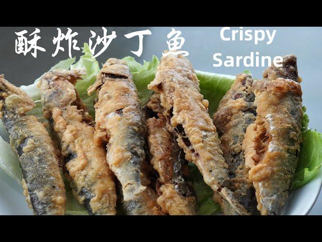 Deep Fried Crispy Sardine , a brilliant homemade starter for wine and drink