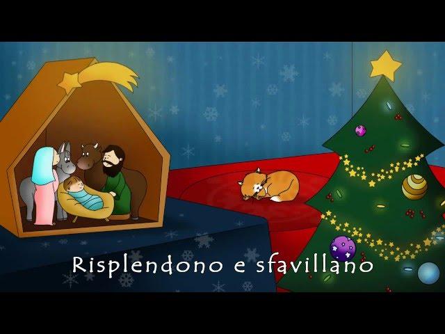 Christmas Songs - Oh Christmas Tree (Oh Albero) - Video with lyrics - very sweet version in italian