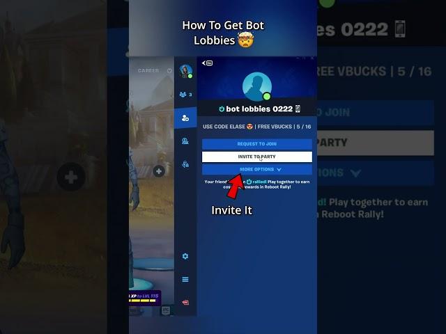 How To Get Bot Lobbies  #kevinfn #fortnite #shorts