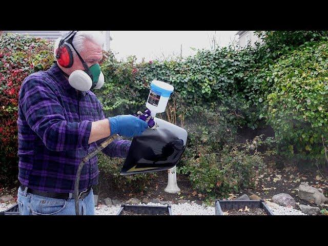 HOW TO PREPARE AND SPRAY BASE CLEAR COATS in 4K.