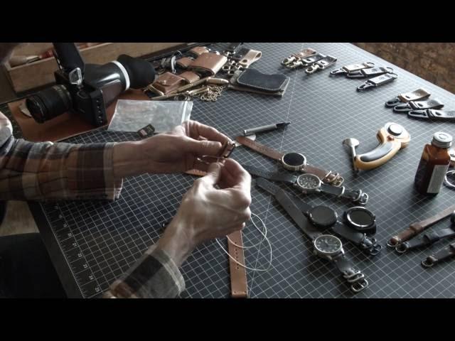 E3 Supply Co Horween Leather Watch Bands: "How it's Made"
