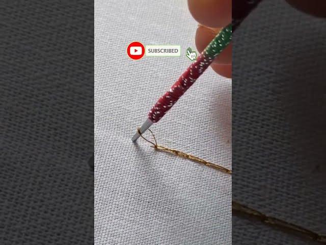 Easy Aari end knot for beginners#aariwork#aariworkendknot #shorts #aarionlineclasscontact 9632154403