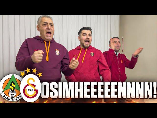 BABAM HAKEME VE TAKIMA ÇILDIRDI SONUNDA 3 PUAN GELDİ | Alanyaspor 1-2 Galatasaray