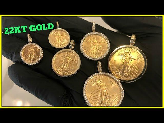 22kt GOLD Coin PENDANTS!!!