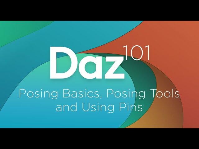 Daz 3D Tutorial: Posing basics, posing tools and using pins