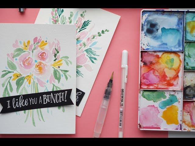 Watercolor Bouquets with Melissa Esplin