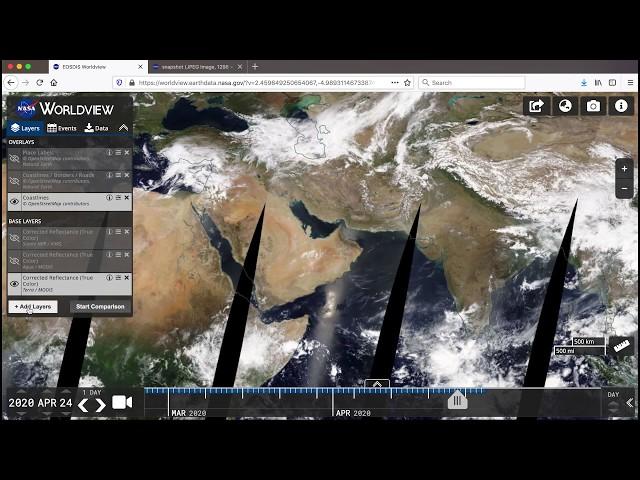 Getting Started with NASA Worldview