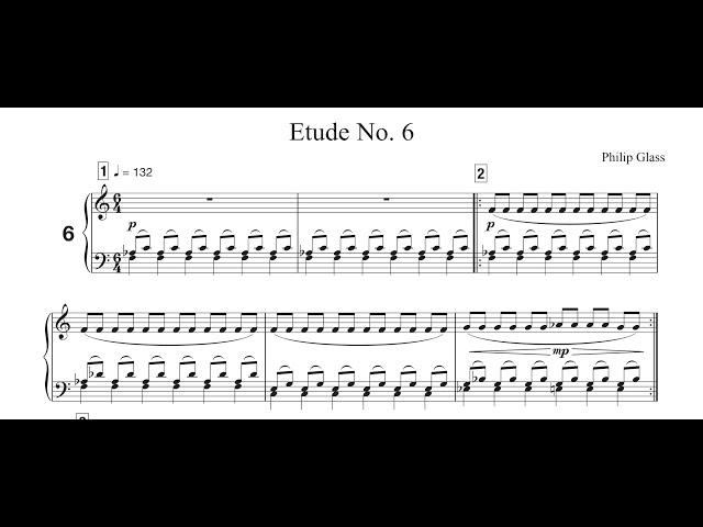 Philip Glass - Etude No. 6 [Yuja Wang]