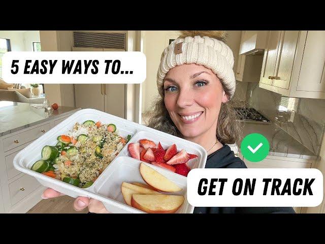 5 Ways To Get Back On Track Quickly (Vegan Weight Loss, Starch Solution, Plant Based Diet)