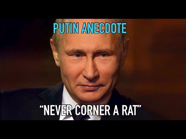 PUTIN : “CORNERED RAT” STORY - 60 Minutes Interview - SHARE PLEASE to Educate about Putin #Putin