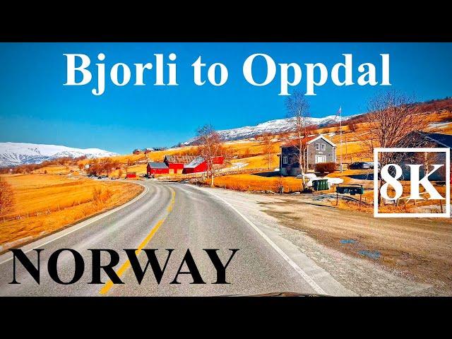 Scenic Drive from Bjorli to Oppdal, NORWAY | Stunning Mountain Views & Serene Landscapes