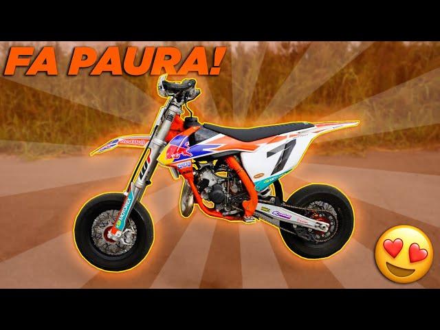 LA MINI MOTO PIU' POTENTE AL MONDO test ktm 85sx Motard