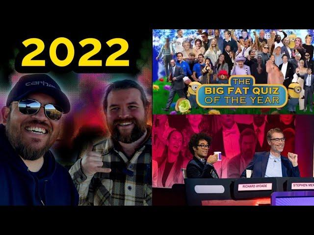 Americans React To "The Big Fat Quiz of the Year (2022)"