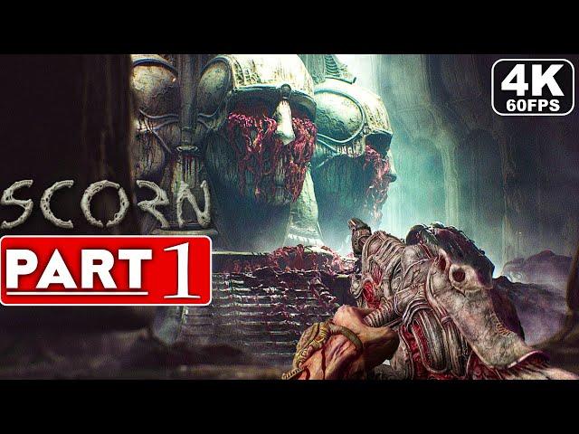 SCORN Gameplay Walkthrough Part 1 [4K 60FPS PC ULTRA] - No Commentary