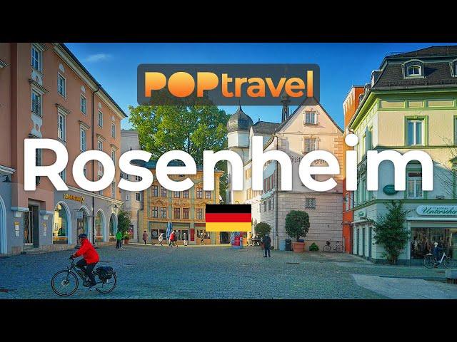 Walking in ROSENHEIM / Germany  - 4K 60fps (UHD)