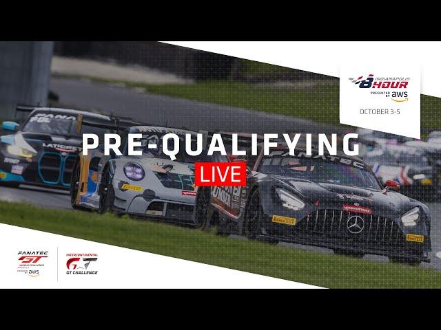 LIVE | Pre-Qualifying | Indianapolis 8 Hour (IGTC + Fanatec GT America) 2024