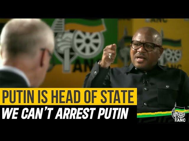 ANC Sec General: Putin is a head of State. South Africa can't Arrest a head of State