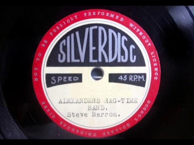 Unissued 1960 Rock & Roll - STEVE BARRON - Alexander's RB UK 1960 Silverdisc Acetate Unknown