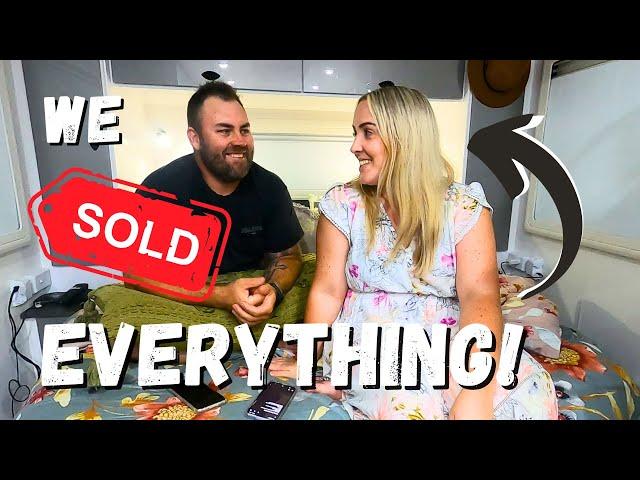 We sold EVERYTHING To Travel! FINALLY Picking up our CARAVAN!