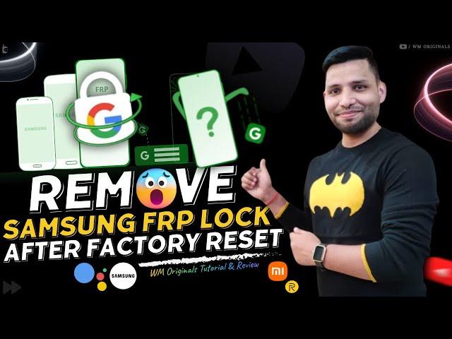 How to Remove Samsung FRP Lock after factory reset (2024) Bypass Google FRP Lock On Android Phone