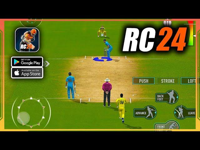 Real Cricket 24 Gameplay (Android, iOS)