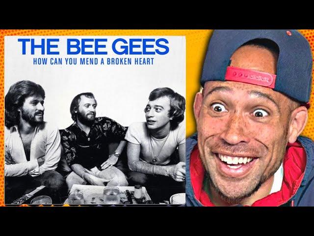 Rapper FIRST time REACTION to Bee Gees - How Can You Mend A Broken Heart! WHAT is THIS...