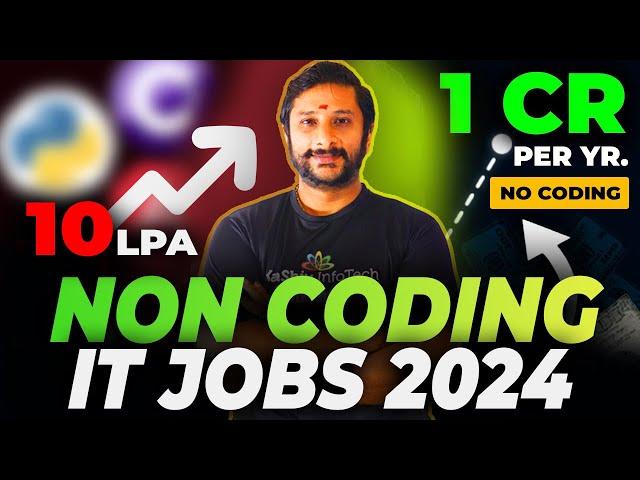 Top 10 Non Coding Jobs 2024  Highest Paying Jobs In 2024 for Freshers in Tamil #noncodingjobs