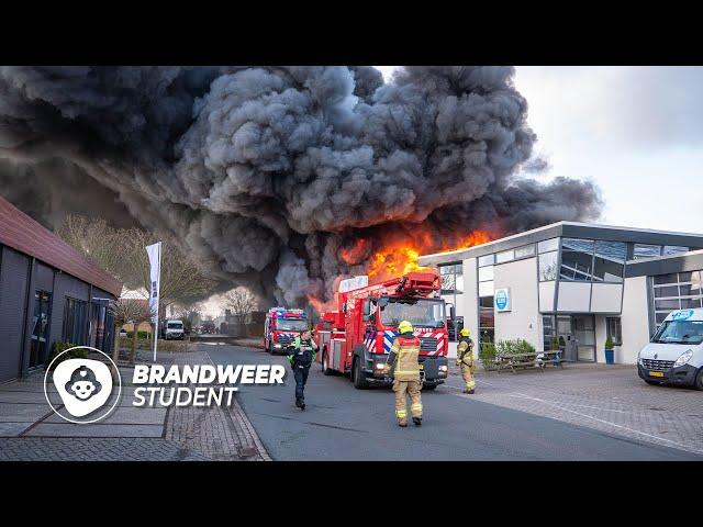 GROTE BRAND BIJ BANDENBEDRIJF