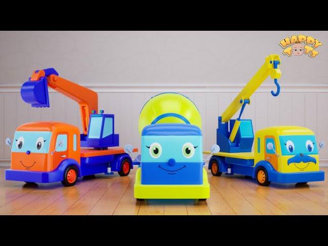  Baby Trucks   | Trucks' Family | Nursery Rhymes For Kids | Happy Tots