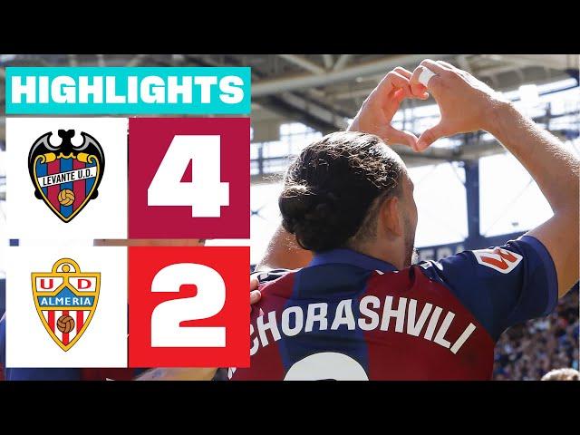 LEVANTE UD 4 - 2 UD ALMERÍA | HIGHLIGHTS LALIGA HYPERMOTION