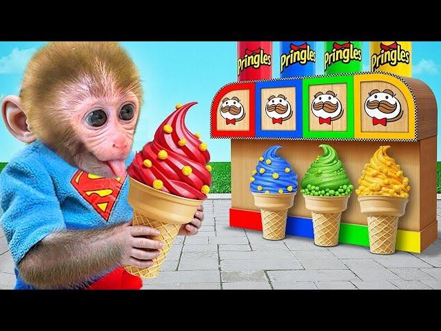 Monyet BonBon Lucu Jual Es Krim Pelangi Lezat dan Nonton Film Seru - BonBon Indonesia