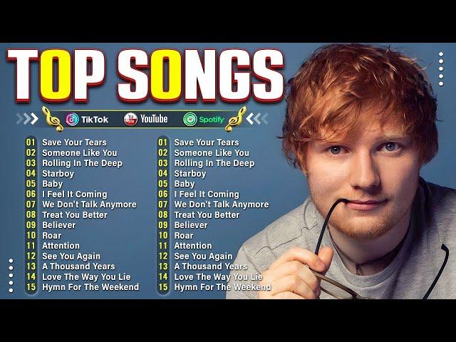 Ed Sheeran, Bruno Mars, Dua Lipa, Adele, Maroon 5, Rihanna, The Weeknd - Billboard Top 50 This Week