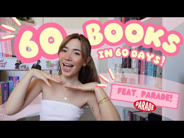 Reading 60 books in 60 days to get my physical TBR down ️ | week 7! | ft. PARADE