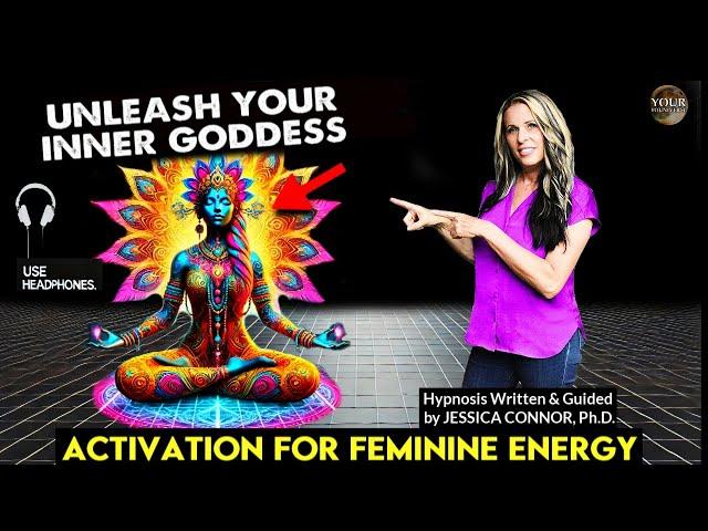 Activate Your Divine Feminine Inner Goddess | Guided Hypnosis Meditation | 3D | ASMR