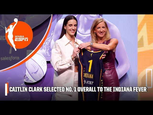  CAITLIN CLARK SELECTED NO. 1 OVERALL BY THE INDIANA FEVER  | WNBA Draft