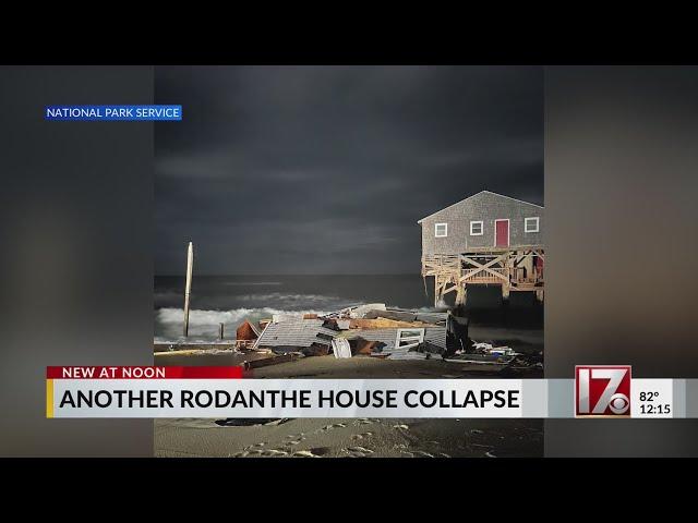 Another home on the Outer Banks collapses