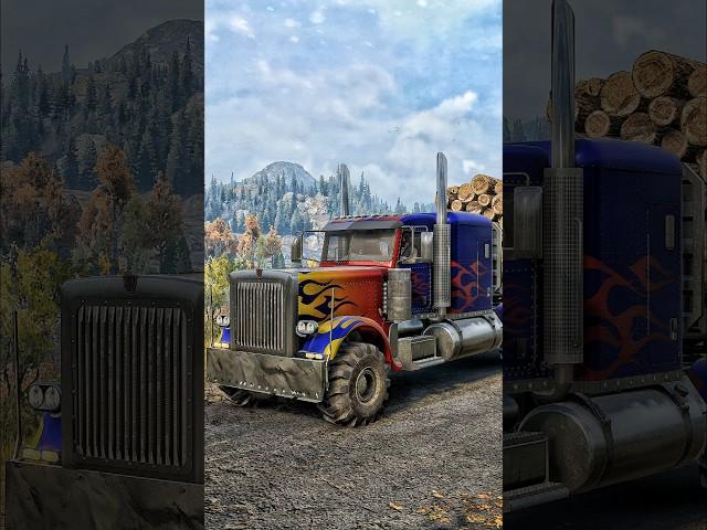 Peterbilt 379 Logging Truck #shorts #truck #4k