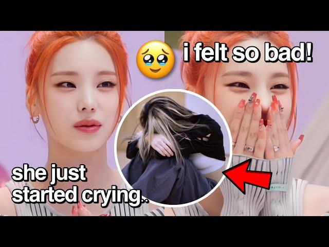 Yeji made Ryujin cry during ITZY’s dance practice