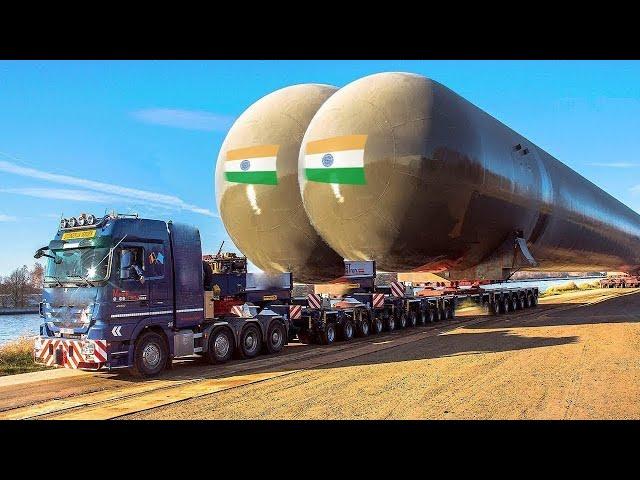 10 Extreme Dangerous Transport Skills Operator Oversize Truck, World Biggest Heavy Equipment Machine