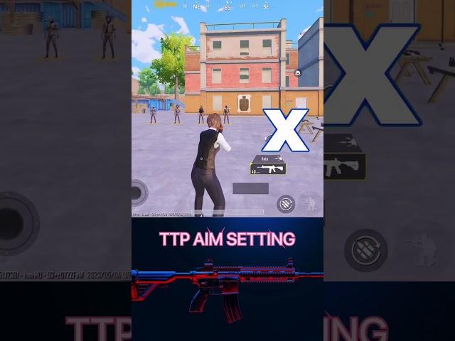 Best Trick TTP AIM Setting #shorts #pubgmobile #viral