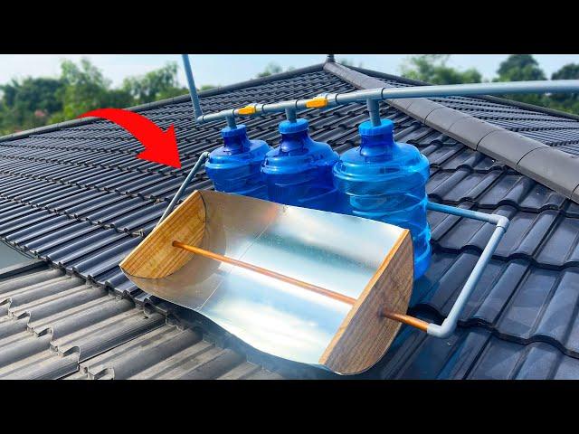 I Never Have to Buy Gas or Electric Again ! How To Make Hot Water Directly From PVC Drainage Pipes