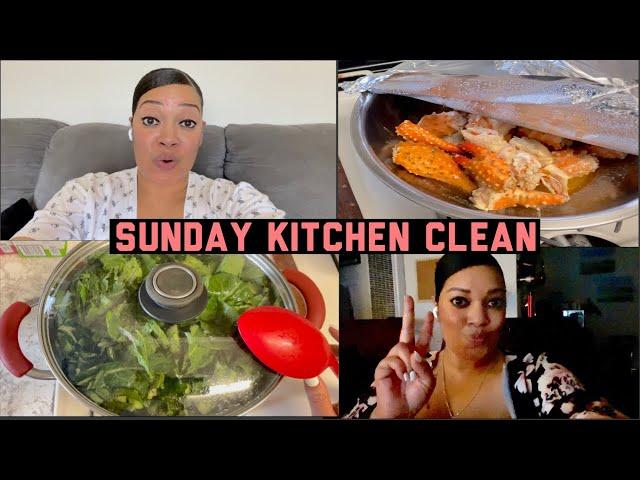 SUNDAY KITCHEN CLEAN | MORNING CLEAN, EVENING CLEAN, CLEAR THE FRIDGE