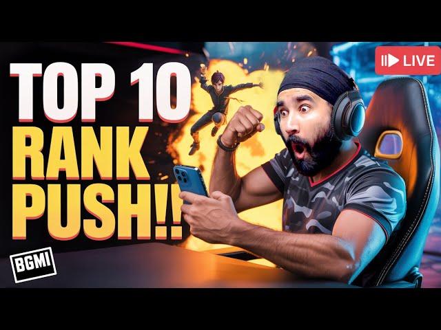 TOP 10 करेगा मैं : BGMI LIVE | GTXPREET PUBG LIVE