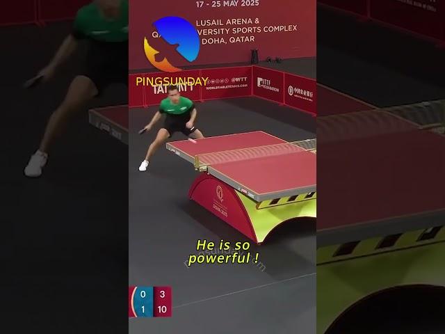 Hugo Counter Attack ! #乒乓球 #tabletennis